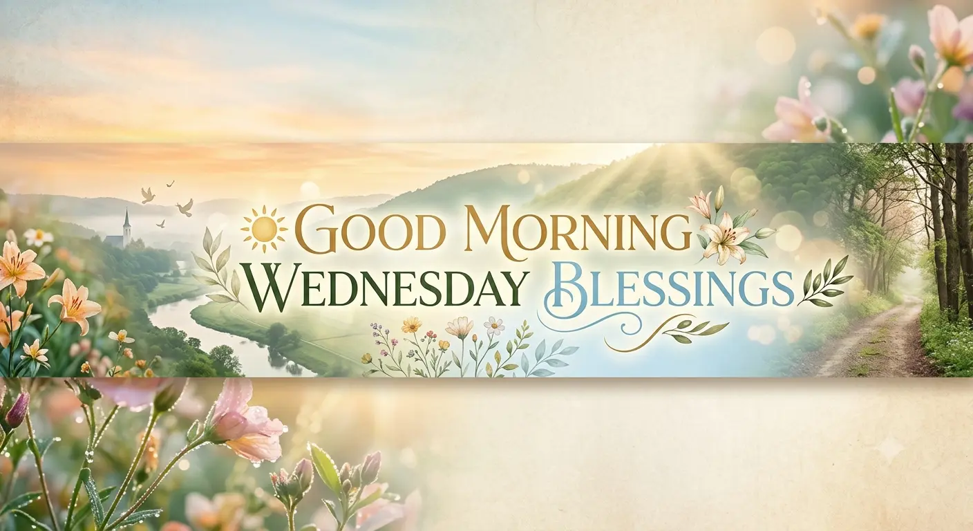 Good Morning Wednesday Blessings