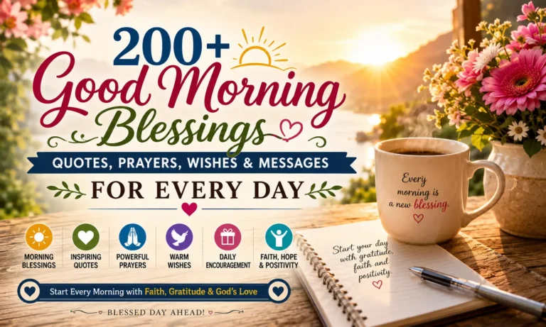 Good Morning Blessings Quotes