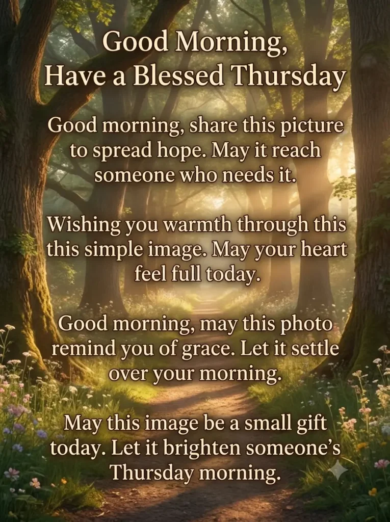 Good Morning Have a Blessed Thursday