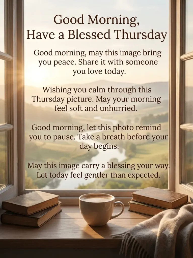 Good Morning, Have a Blessed Thursday with Images