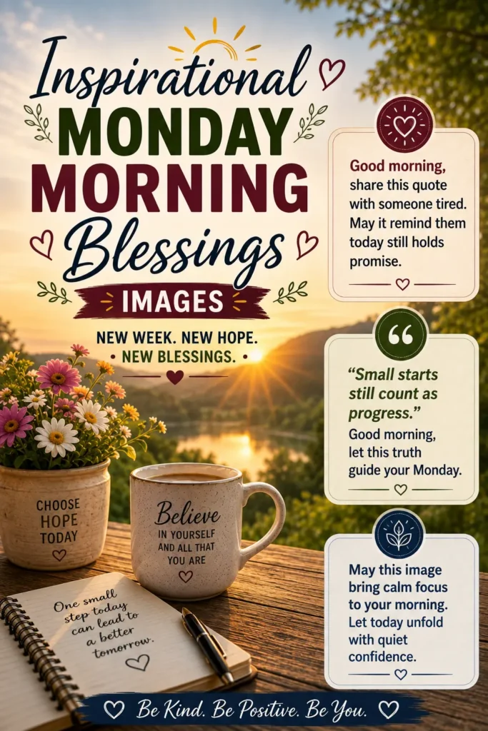 Inspirational Monday Morning Blessings Images