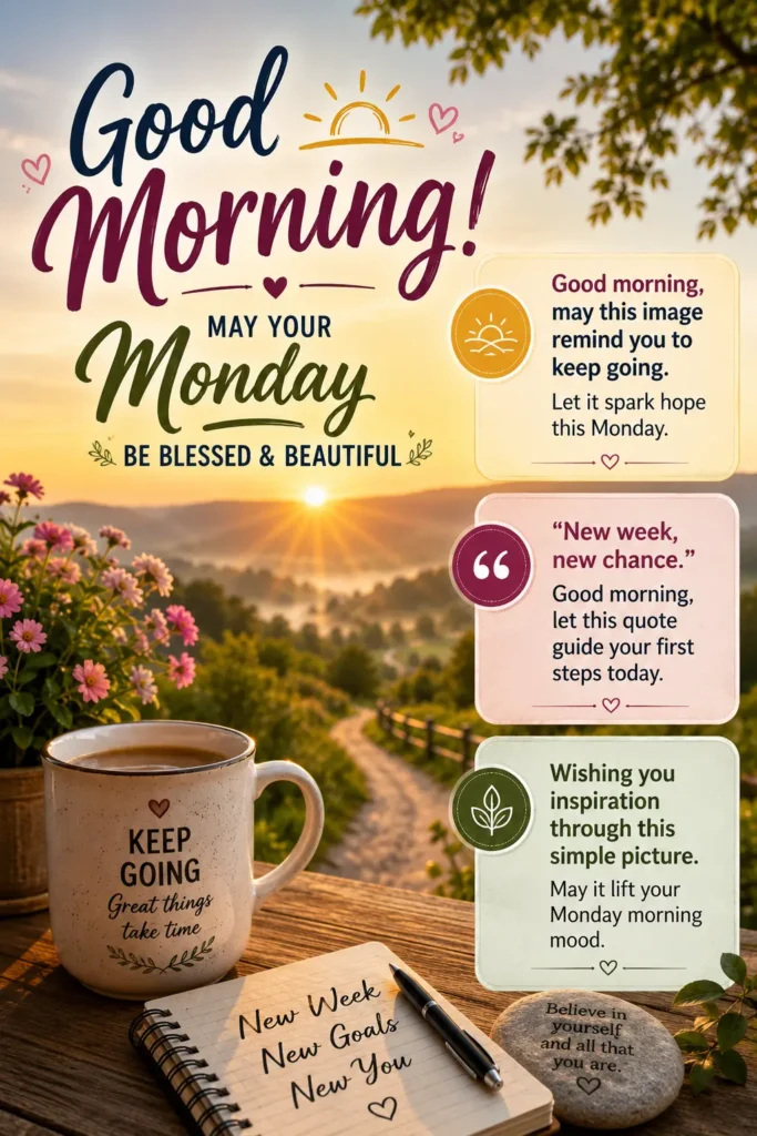 Inspirational Monday Morning Blessings Images and Quotes