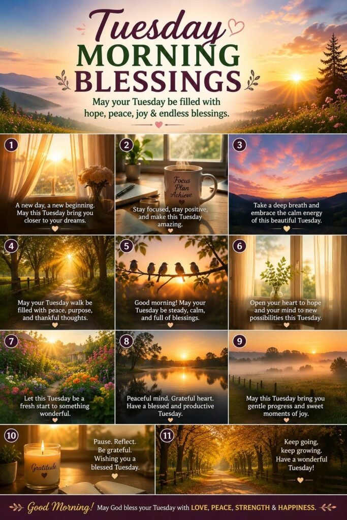Tuesday morning blessings images