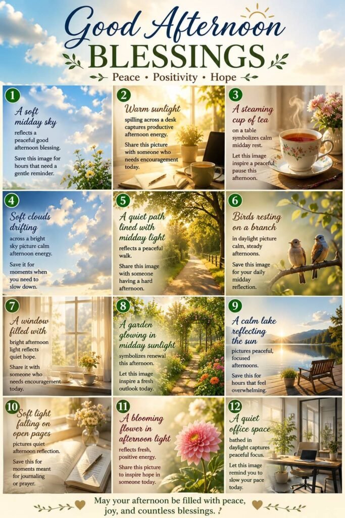 Good Afternoon Blessings images