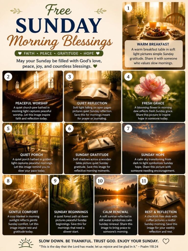 Free sunday morning blessings