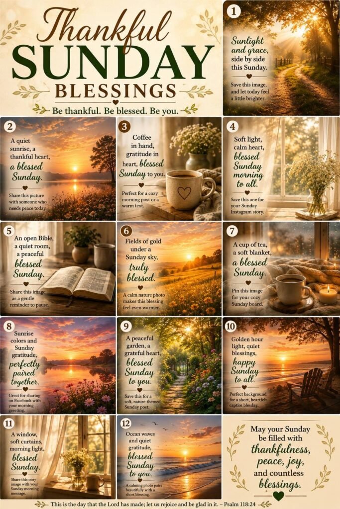 Thankful Sunday Blessings