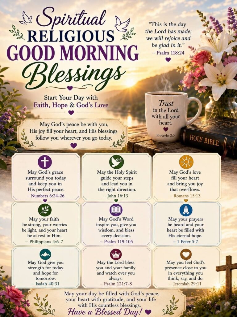 Spiritual Religious Good Morning Blessings