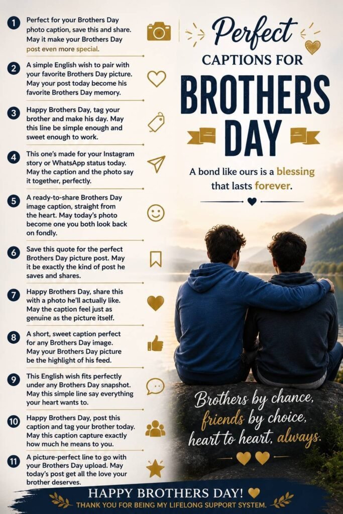 Happy Brothers Day Wishes In English Images
