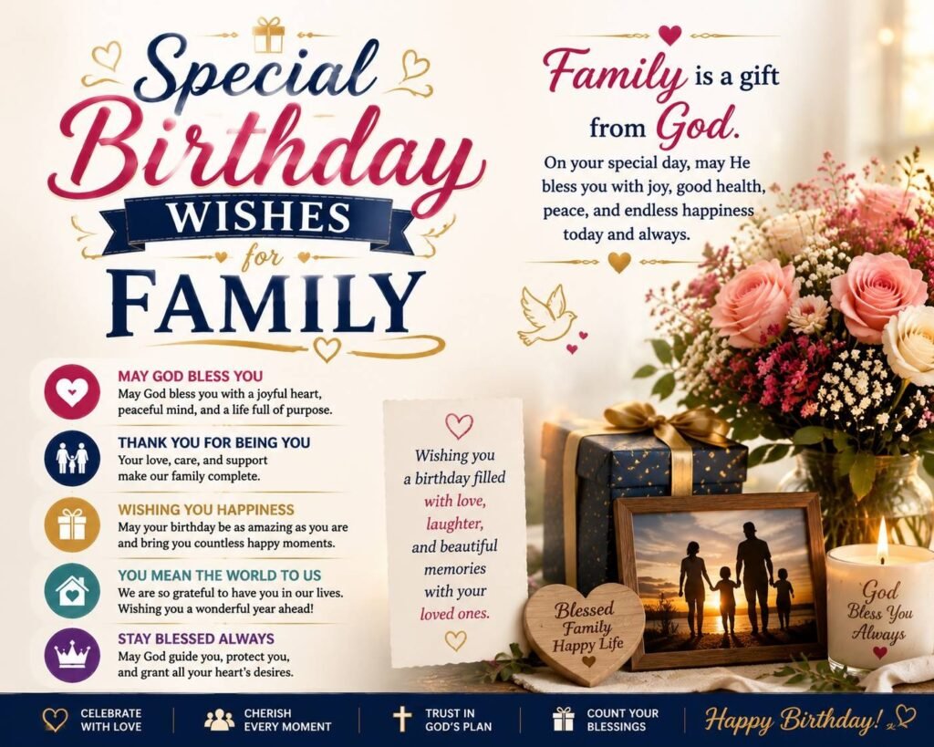 Special Birthday Wishes for Family