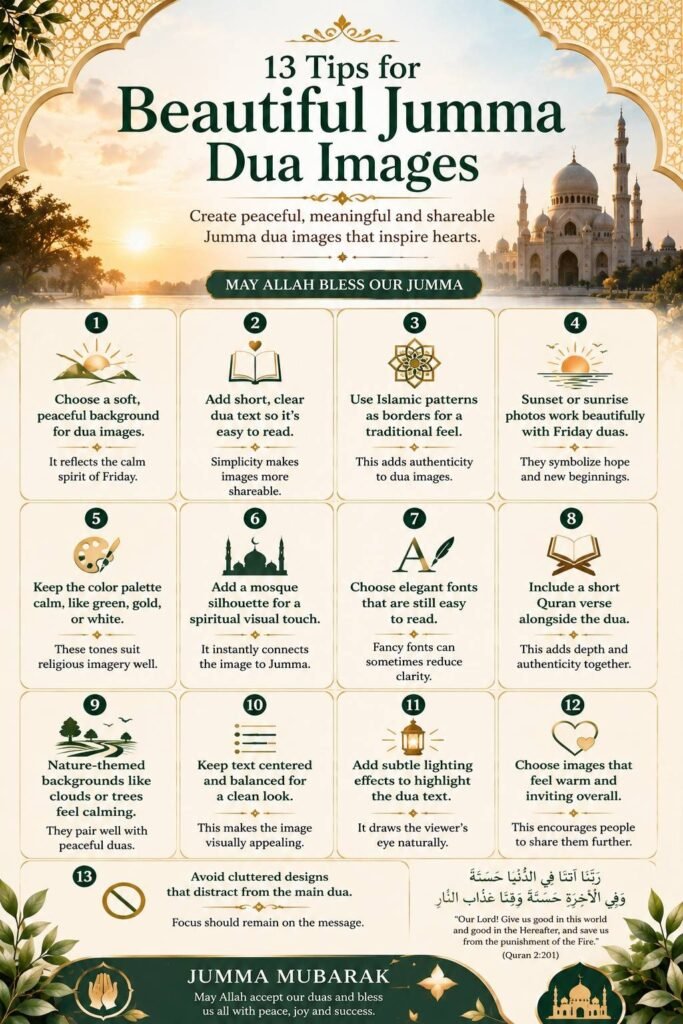 Special Jumma Mubarak Duas Images