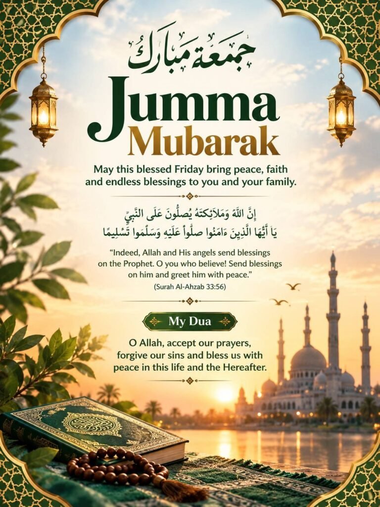 Special Jumma Mubarak Duas Images