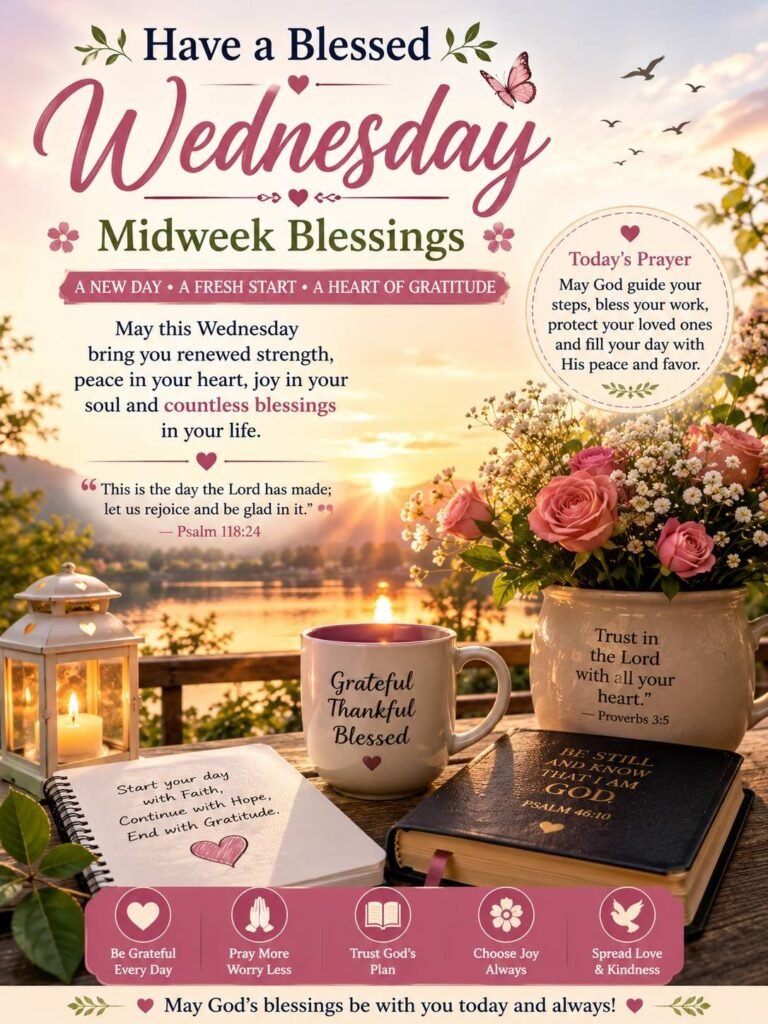 Beautiful Wednesday Blessings Images and Greetings