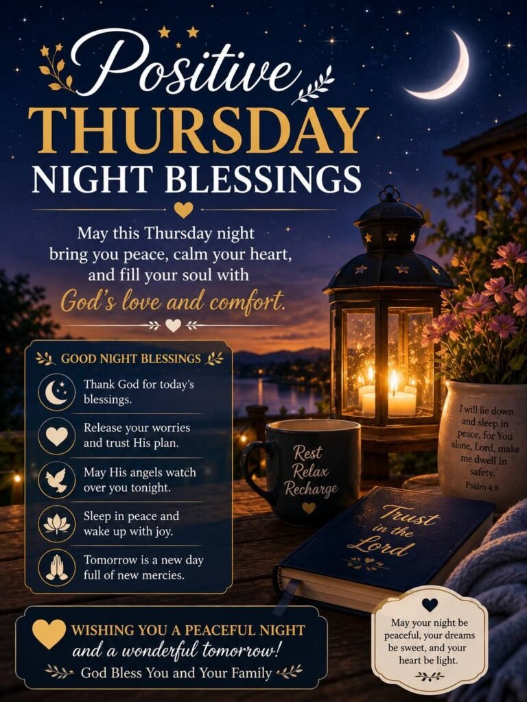 Positive Thursday Night Blessings