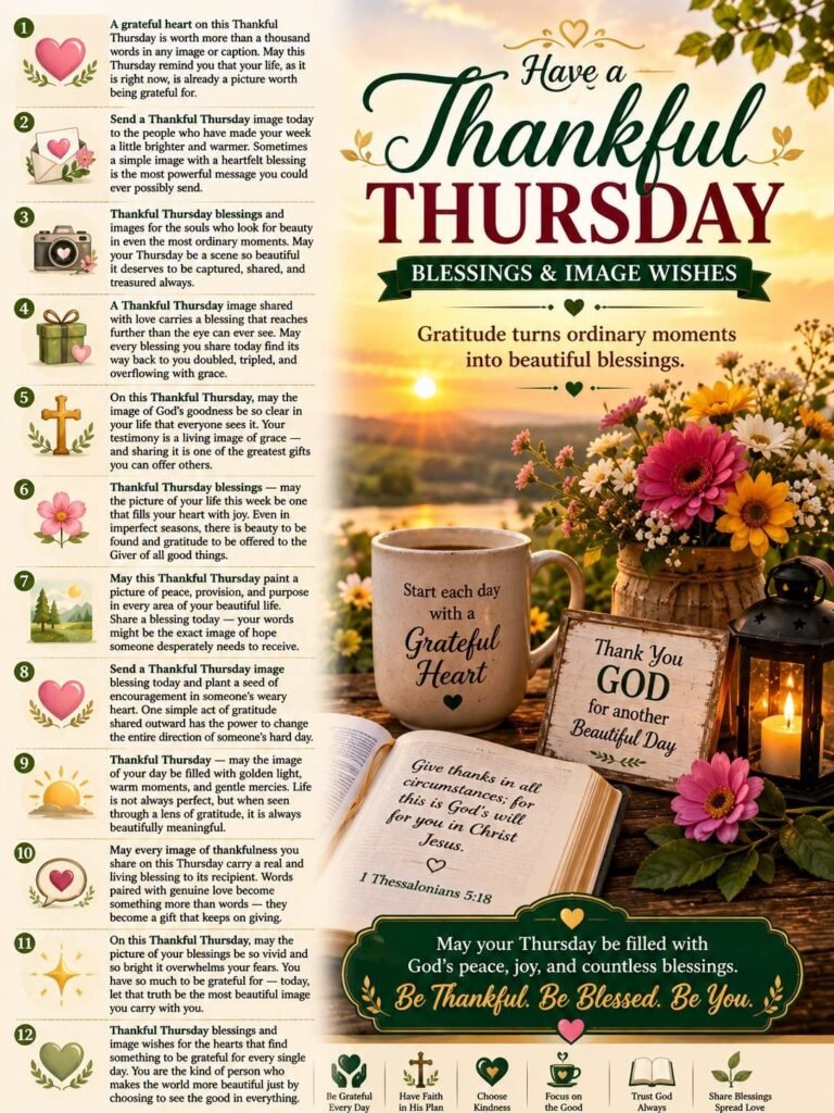 Thankful Thursday Blessings Images