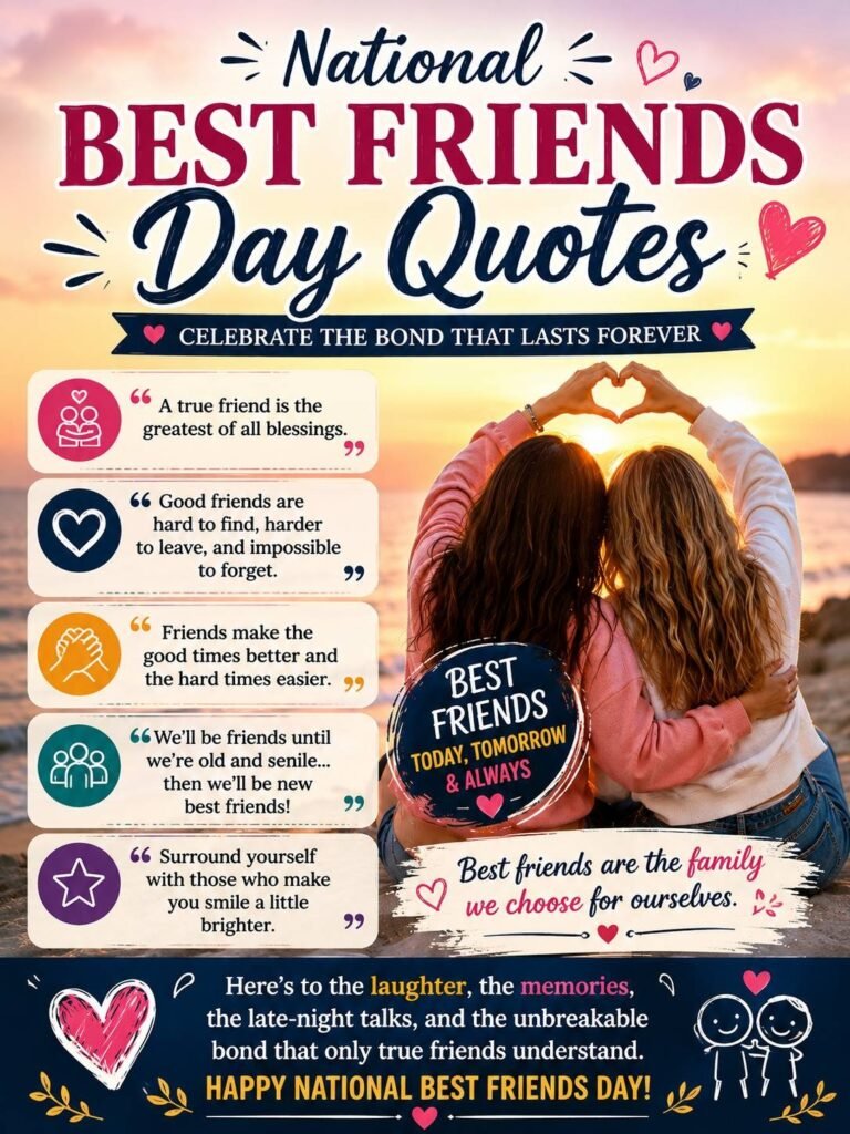 National Best Friends Day Quotes