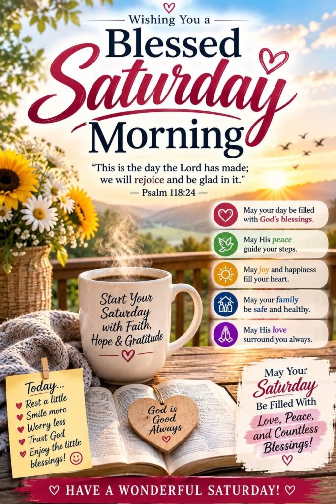 Saturday Morning Blessings Images and Quotes
