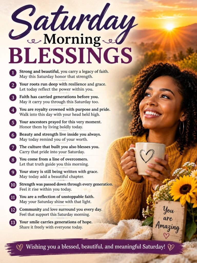 Saturday Morning Blessings Black Images