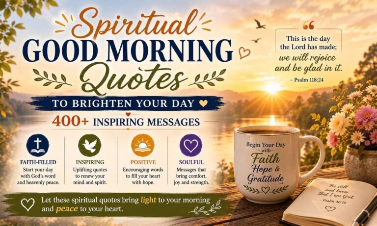 Spiritual Good Morning Quotes to Brighten Your Day
