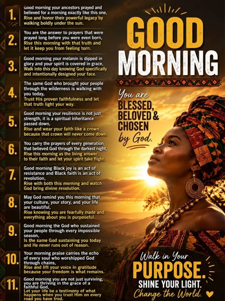 Spiritual african american good morning quotes and images 