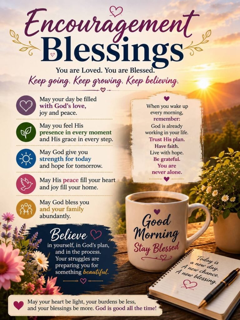 Encouragement Blessings Images