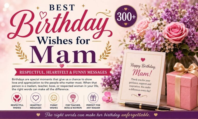 Birthday Wishes for Mam