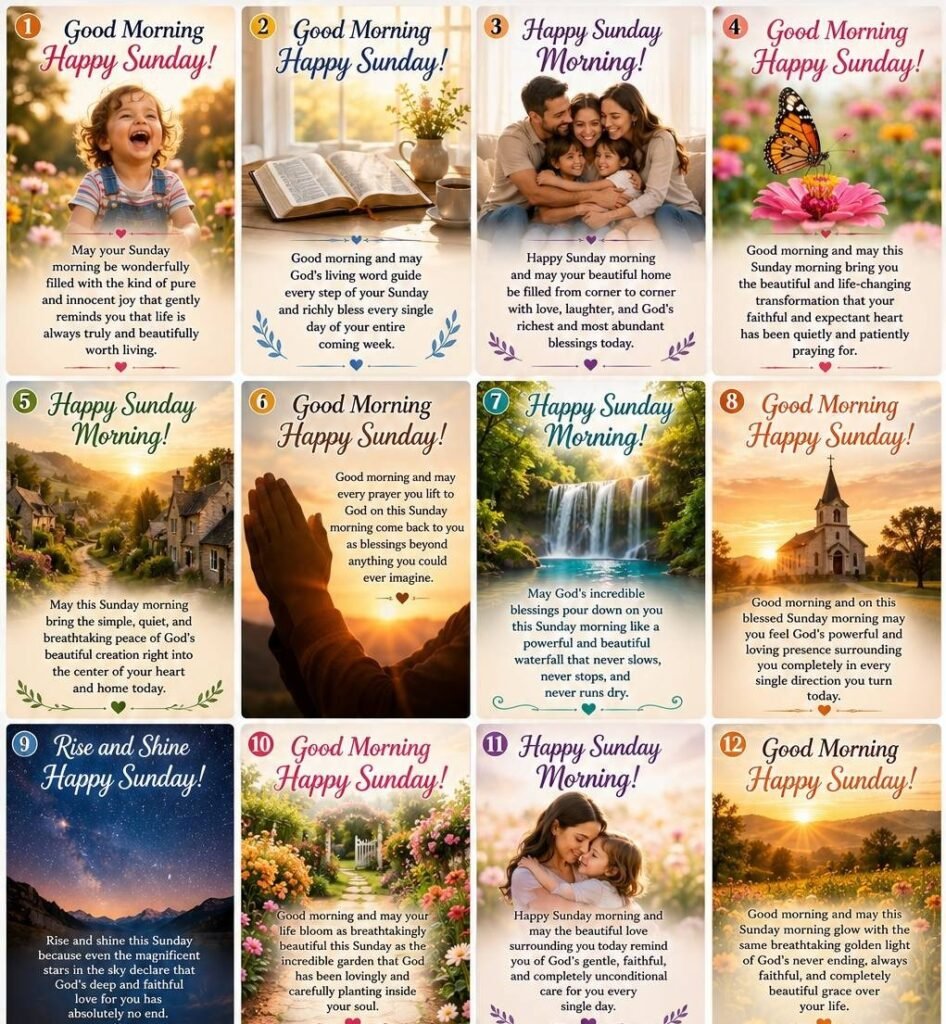 Good Morning Sunday Blessings Images