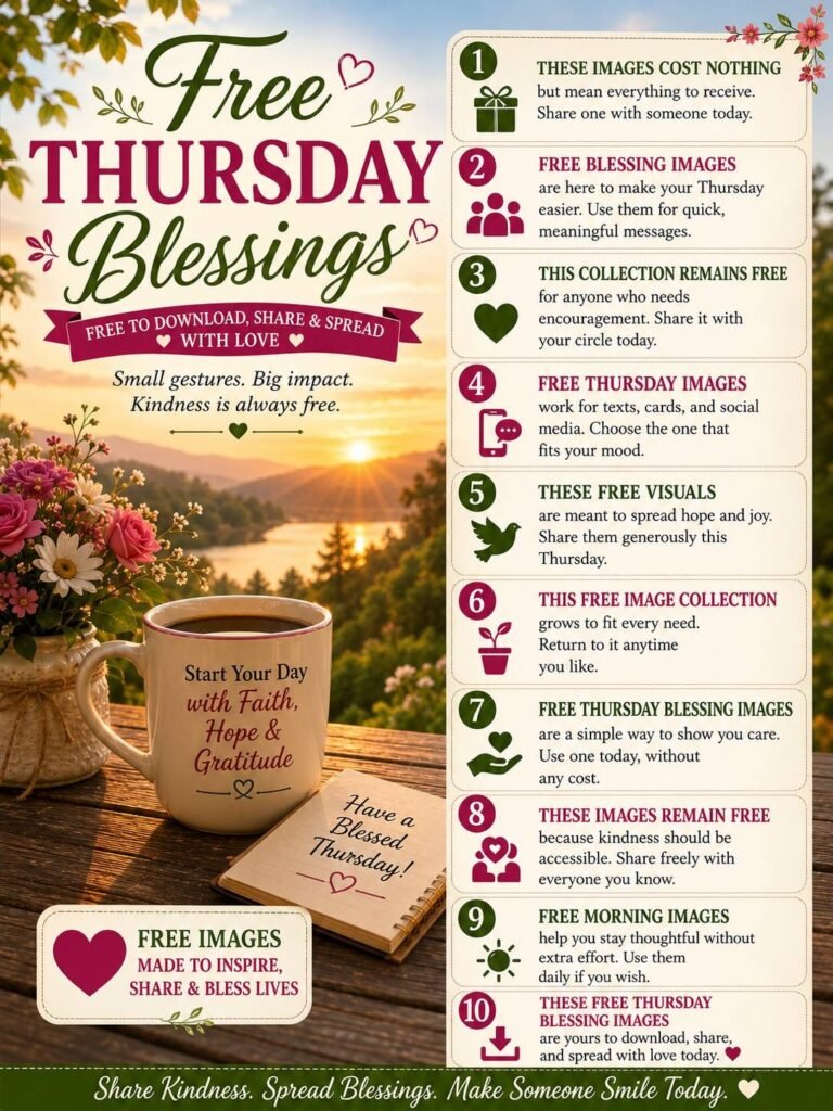 Good Morning Thursday Blessings Images