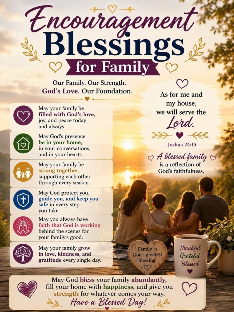 Encouragement Blessings for Family