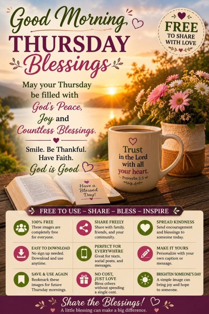 Good Morning Thursday Blessings Images Free