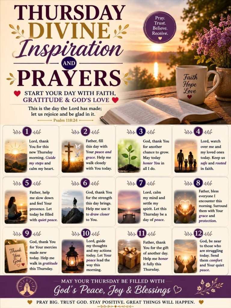 Thursday Divine Inspiration and Prayers Images