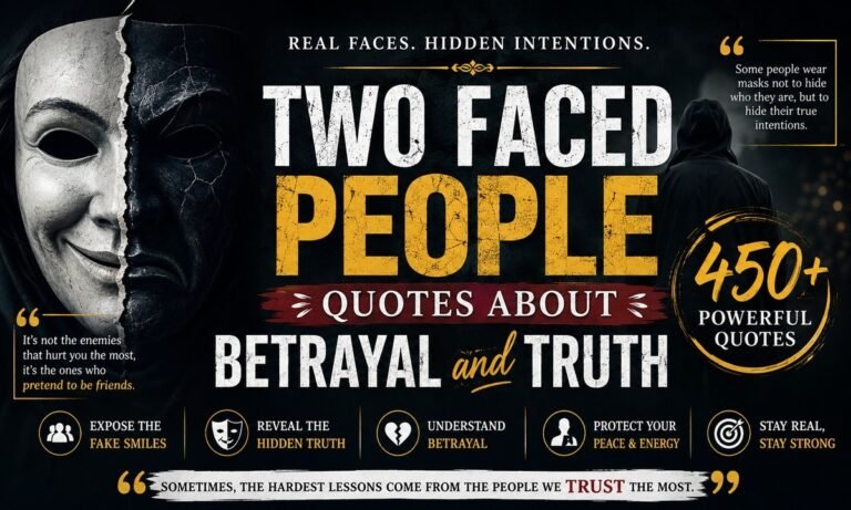 Two Faced People Quotes About Betrayal and Truth
