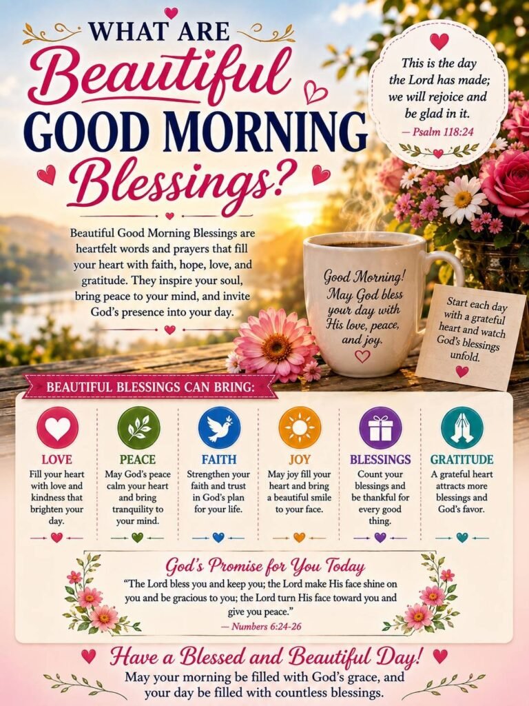 What Are Beautiful Good Morning Blessings?