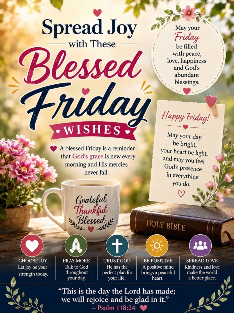 Spread Joy with These Blessed Friday Wishes
