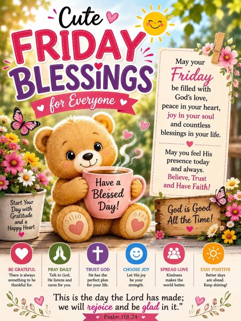Cute Friday blessings for Everyone