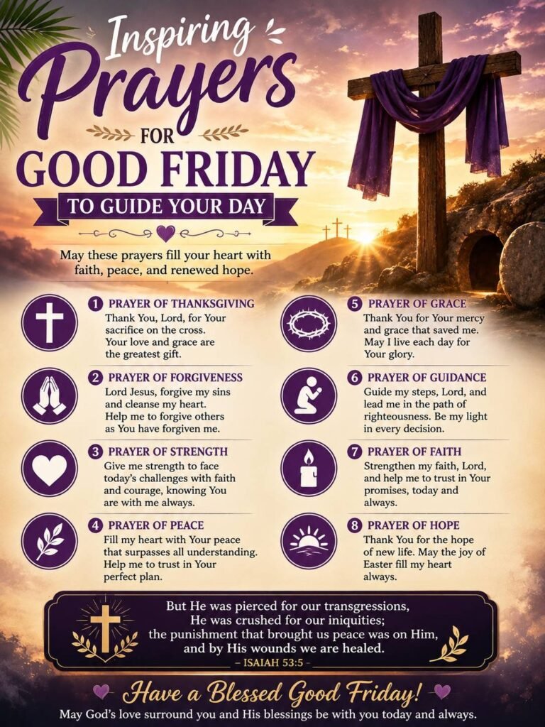 Inspiring Prayers for Good Friday to Guide Your Day