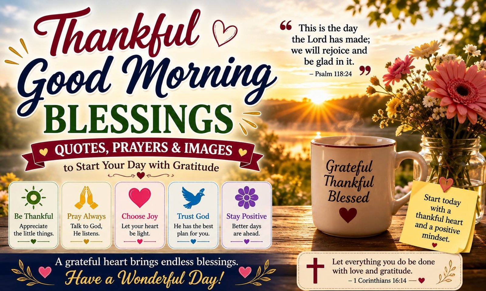 Thankful Good Morning Blessings