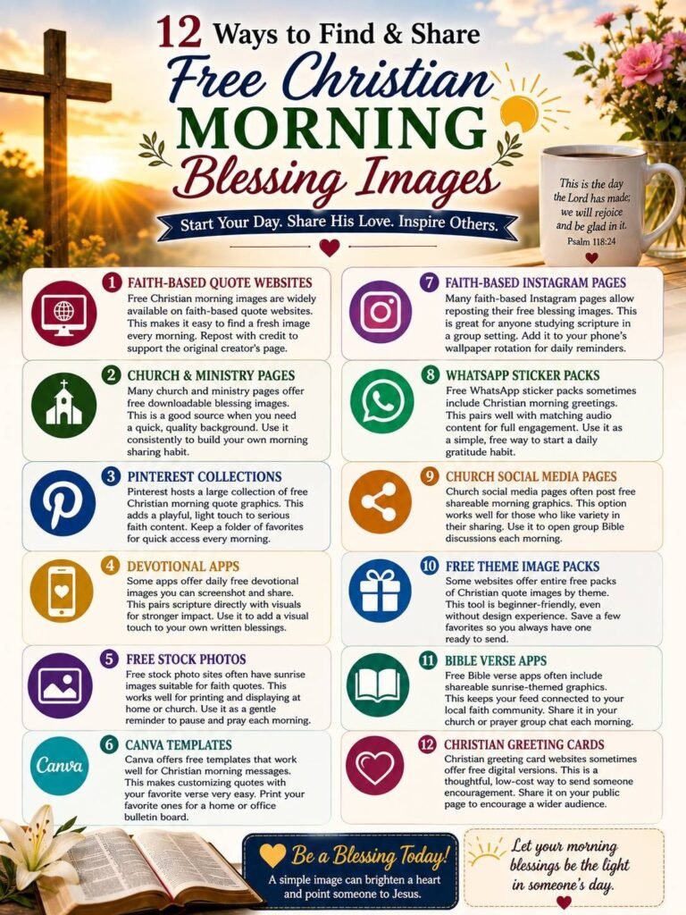 Free Christian Good Morning Messages with Images