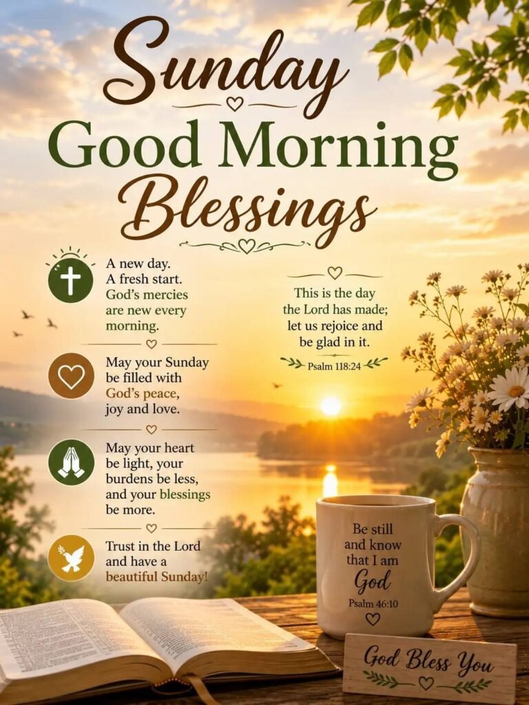 Sunday Good Morning Blessings and Prayers