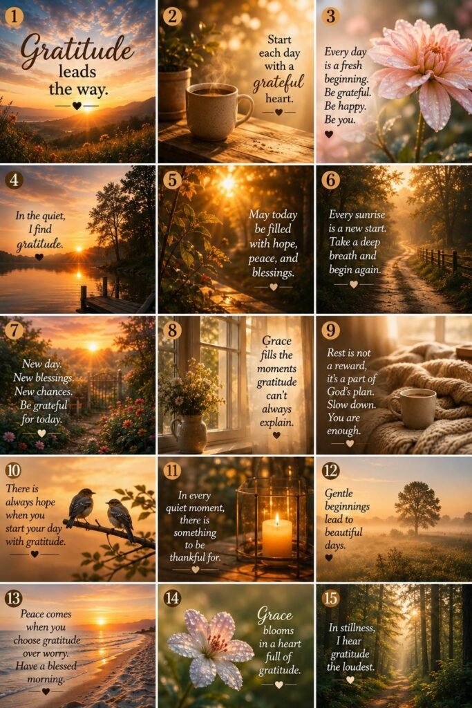 Positive Good Morning Blessings Images and Quotes