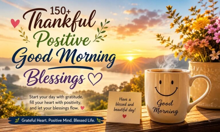 Thankful Positive Good Morning Blessings