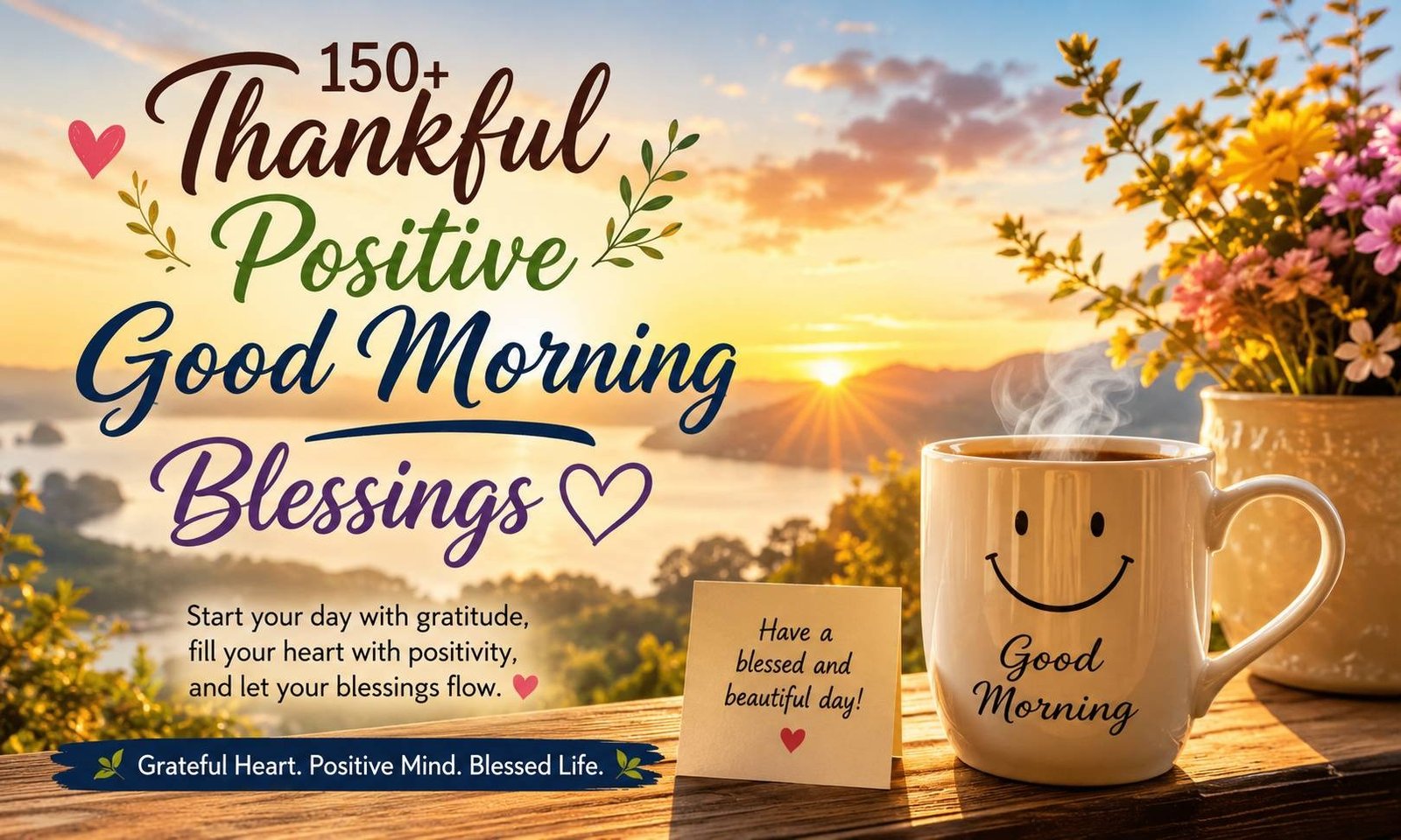 Thankful Positive Good Morning Blessings