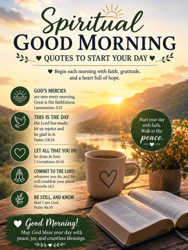 Spiritual Good Morning Quotes to Start Your Day