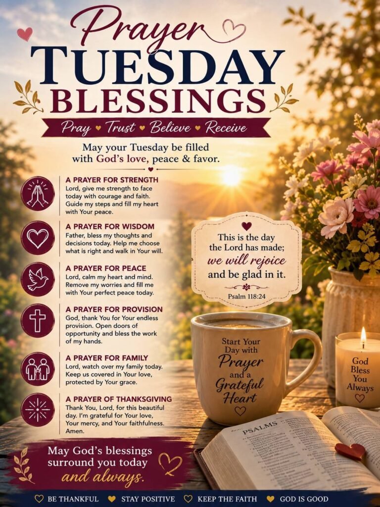 Prayer tuesday blessings
