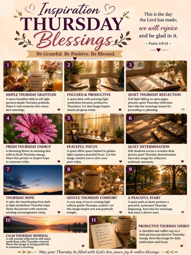 Inspiration thursday blessings