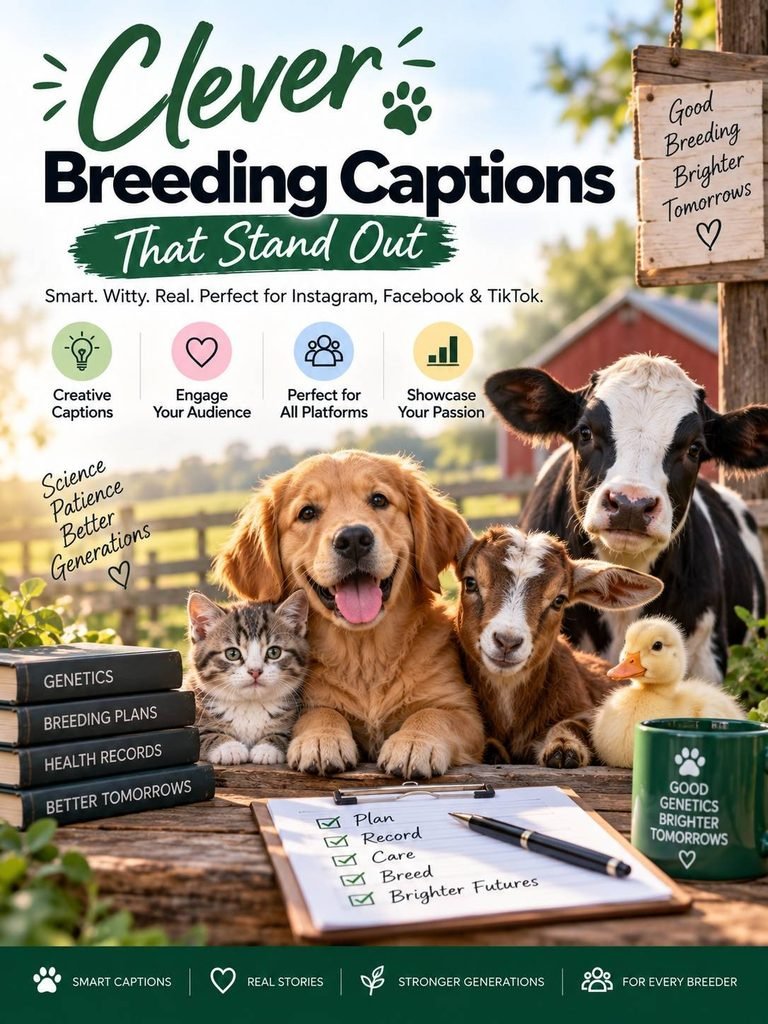 Clever Breeding Captions That Stand Out
