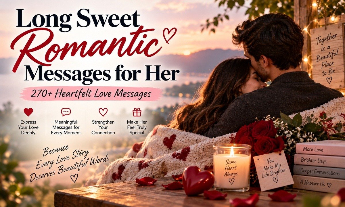 Long Sweet Romantic Messages for Her