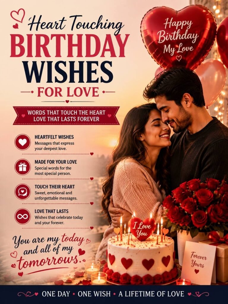 Heart Touching Birthday Wishes for Love