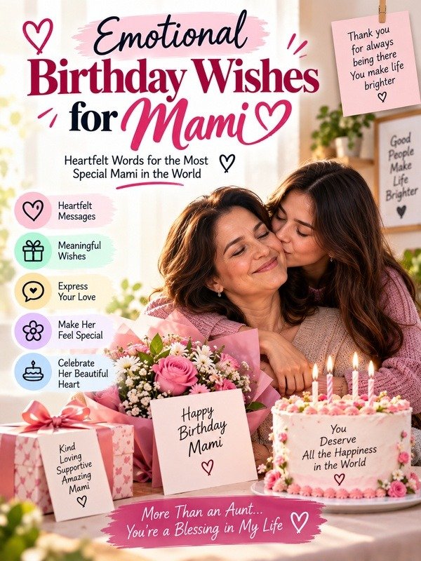 Emotional Birthday Wishes for Mami