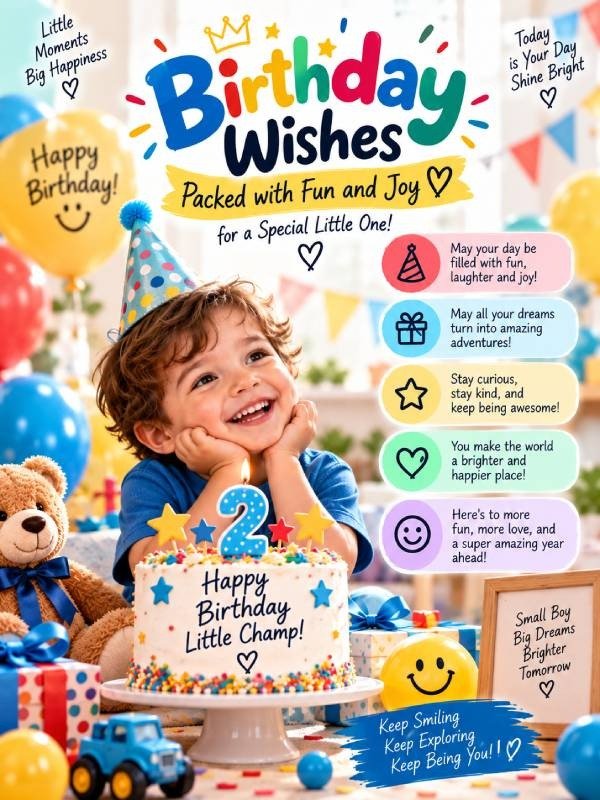 Birthday Wishes Packed with Fun and Joy