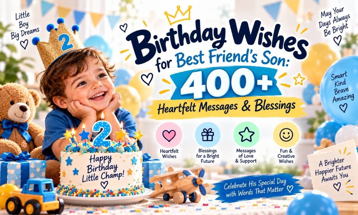 Birthday Wishes for Best Friend's Son